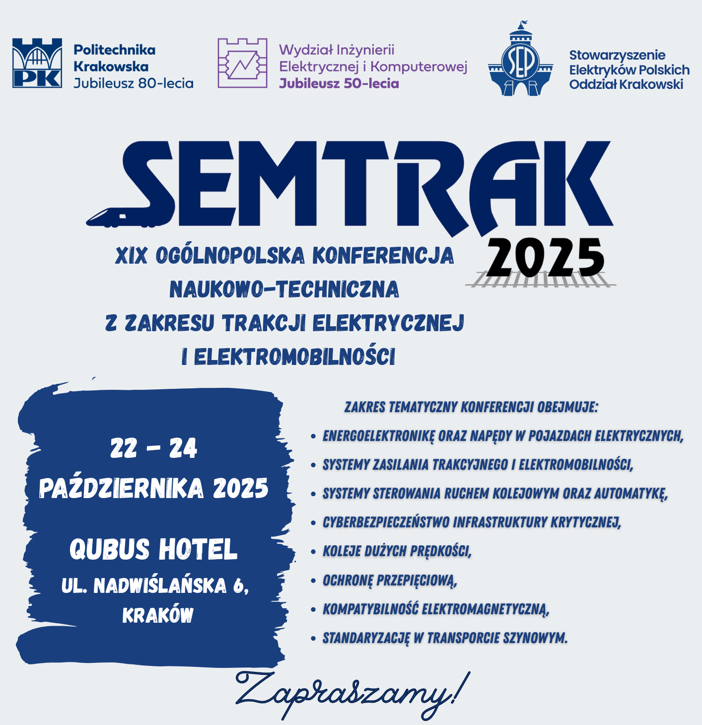 SEMTRAK 2025 – Zaproszenie